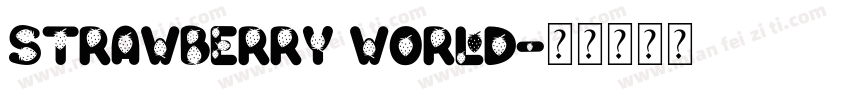 Strawberry World字体转换